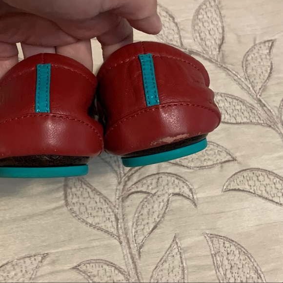 Tieks Cardinal Red classic leather - Picture 2 of 4